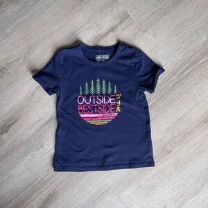 Eddie Bauer Navy 'Outside Is the Best Side' Graphic Tee